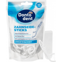 Dontodent зубочистки з футляром Zahnseide-Sticks 40шт (48)