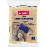 Profissimo губка Trio-Geschirrschwämme для посуду  2St 