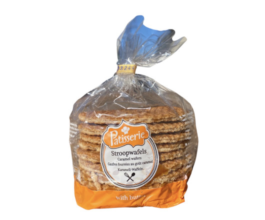 гурт вафлі з карамеллю Patissrie Stroopwafels 01.01.25  400г  (12)