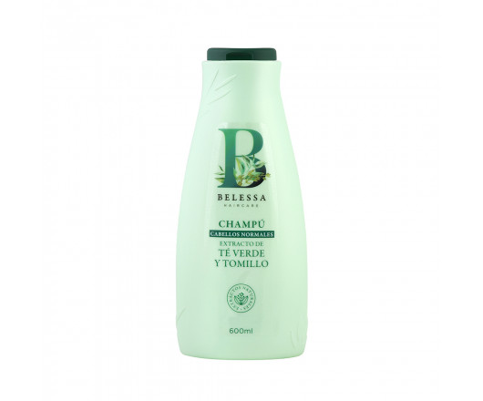 Belessa шампунь для волосся нормального зел чай і чебрець TE VERDE 600ml
