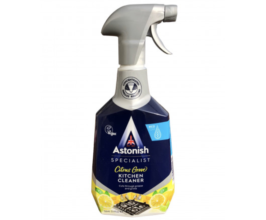 Astonish спрей універсальний для чищення кухні Kitchen Cleaner Лемон 750ml