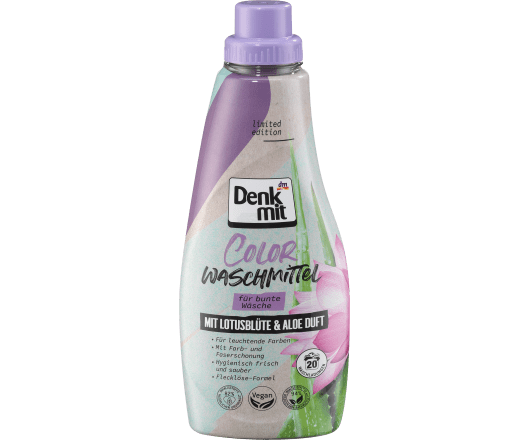 Denkmit Colorwaschmittel гель Lotusblüte Aloe 20п (8)
