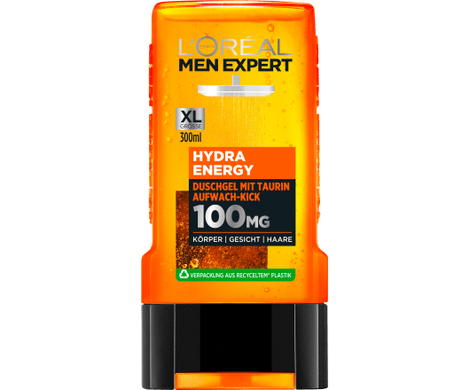 Loreal MEN гель для душу  Hydra Energy 250мл (6) 
