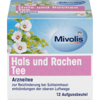 Mivolis чай лікувальний для горла Hals und Rachen Tee 12шт 18г (12)