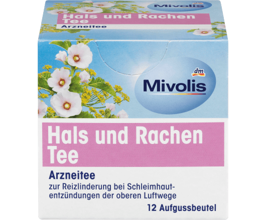 Mivolis чай лікувальний для горла Hals und Rachen Tee 12шт 18г (12)