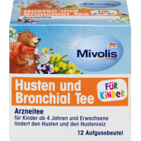 Mivolis чай Husten und Bronchial Tee für Kinder (12 x 1,5 g) 18g 