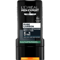 Loreal MEN гель для душу Carbon Pure 5in1 Multiaction 250мл (6)
