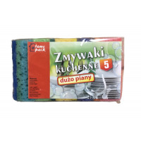 home pack губка для посуду 5шт (50)
