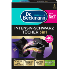 Dr. Beckmann серветки для прання чорних речей 6шт (12)