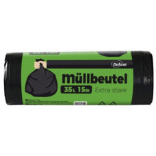 Deluxe пакети 35L/15шт для сміття (50)