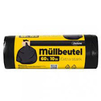 Deluxe 60L/10шт мішки для сміття (50)[D,F]