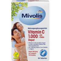 Mivolis Vitamin C 1.000 + D3 + Selen Depot 30таб 42g