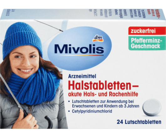 Mivolis Halstabletten – akute Hals для горла 24St