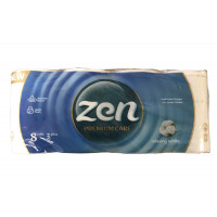 Zen туалетний папір Relaxing white 3шар 8 шт