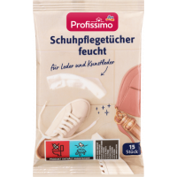 Profissimo серветки Schuhpflegetücher для догляду за взуттям (вологі) 15St (12)