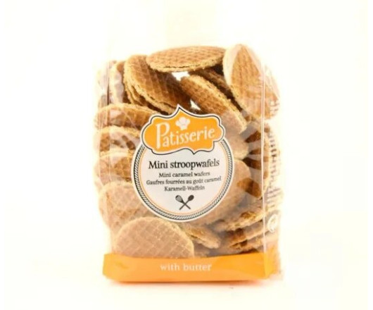 гурт вафлі з карамеллю Patissrie Stroopwafels Mini 23.10.25 300г