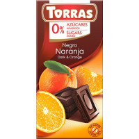 шоколад ТМTorras №533 чорний з апесьсином 0.75 40шт/ящ