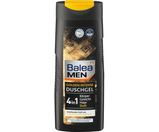 Balea MEN гель для душу 4в1 Golden Intense 300ml 