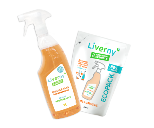 Liverny концентрат (запаска) проти жиру quitagrasas 250ml 1L (12)