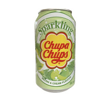 гурт ChupaChups напій газований 345ml Melon & Cream flavour 03.05.25 (24)