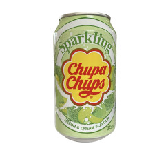 гурт ChupaChups напій газований 345ml Melon & Cream flavour 03.05.25 (24)