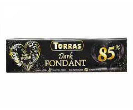  Torras шоколад №369 чорний 85% какао 300г 