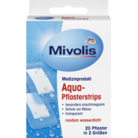 Mivolis пластир Aqua-Pflasterstrips 20шт