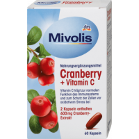 Mivolis Cranberry  Vitamin C Kapseln 60 капсул 