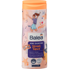 Balea для дітей 4в1 Street Dance Шампунь+гель+кондиціонер 300ml 