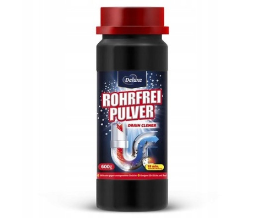 Deluxe порошок для чистки труб Rohrfrei Pulver 600g(24)