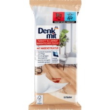 Denkmit вологі серветки Parkett & Laminat 15шт 