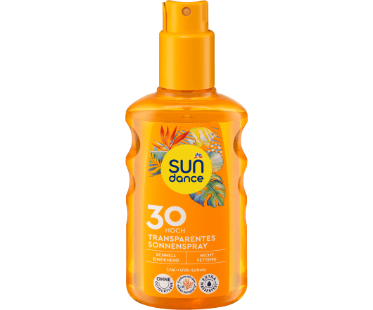 Sun dance спрей прозорий transparent Sonnenspray Сонцезахисний  SPF 30, 200 мл