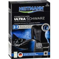 Heitmann серветки для затемнення чорного 10шт