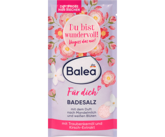 Balea для ванни сіль Fur Dich 80g 