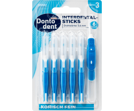 Dontodent зубочистки Сині 0,6mm 6шт