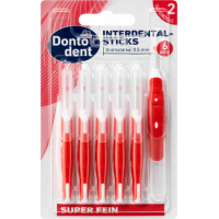 Dontodent зубочистки Червоні 0,5mm  6шт 
