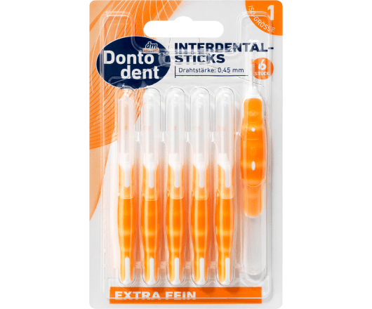Dontodent зубочистки Оранжеві 0,45mm 1 6шт 