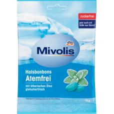 Mivolis цукерки без цукру Atemfrei 75g (20)