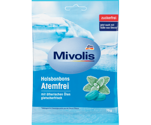 Mivolis цукерки без цукру Atemfrei 75g (20)