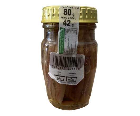  Vittoria анчоус Filetti di acciughe 80г