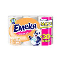 Рушники паперові Emeka 3-ох шаровий (390відривів) з ароматом тропічних фруктів 3шт
