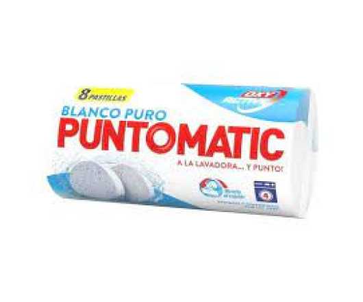 Puntomatic таблетки Blanco Puro OXY для прання Білого 8п 