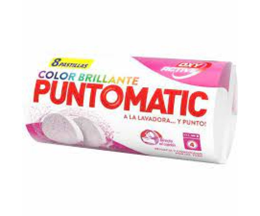 Puntomatic таблетки Color Brilliante OXY для прання кольорового 8п 