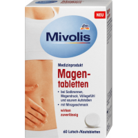 Mivolis Magen-tableetten при печії, тиску в шлунку 60шт 