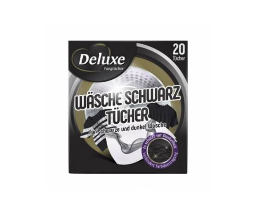Deluxe серветки для прання чорних речей Wasche Schwarztucher  20шт (9)