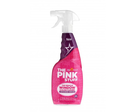 Pink Stuff спрей  для миття вікон з рожевим оцтом 750ml (12)