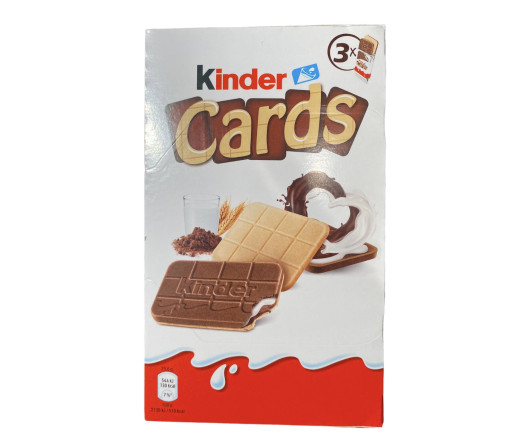 Kinder печиво Cards (6x76.8г)
