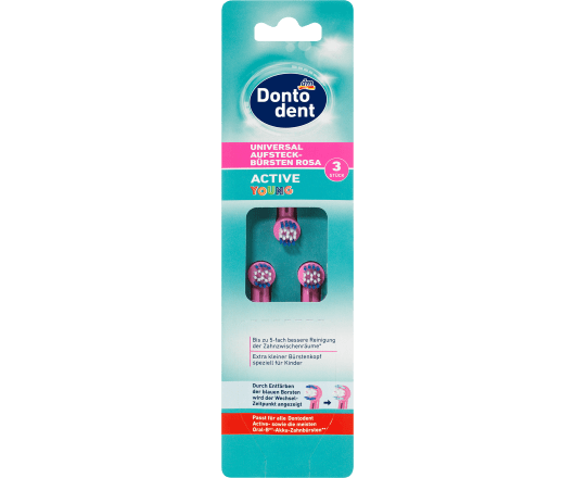 Dontodent Rosa насадка для електричної щітки 3St
