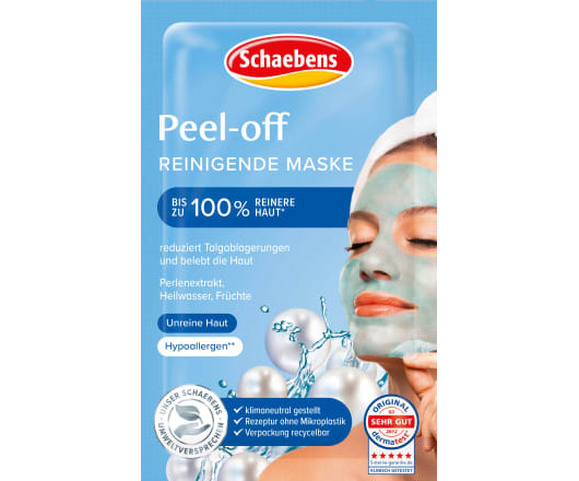 Schaebens маска Peel-off  Гіпоалергенна 1шт