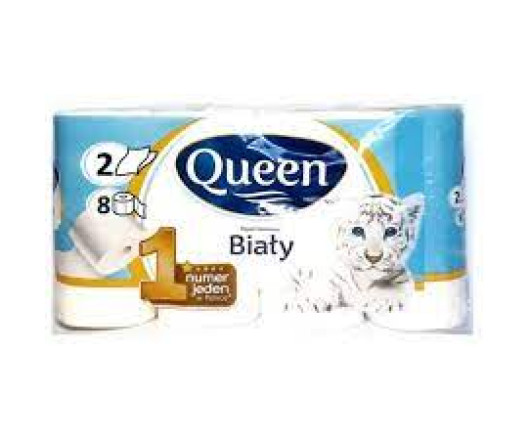 Queen туалетний папір 2ш 8шт 